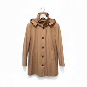 Lauren by Ralph Lauren Tan/ Camel Trench Coat/ Rain jacket/ with Hood/ Size S.